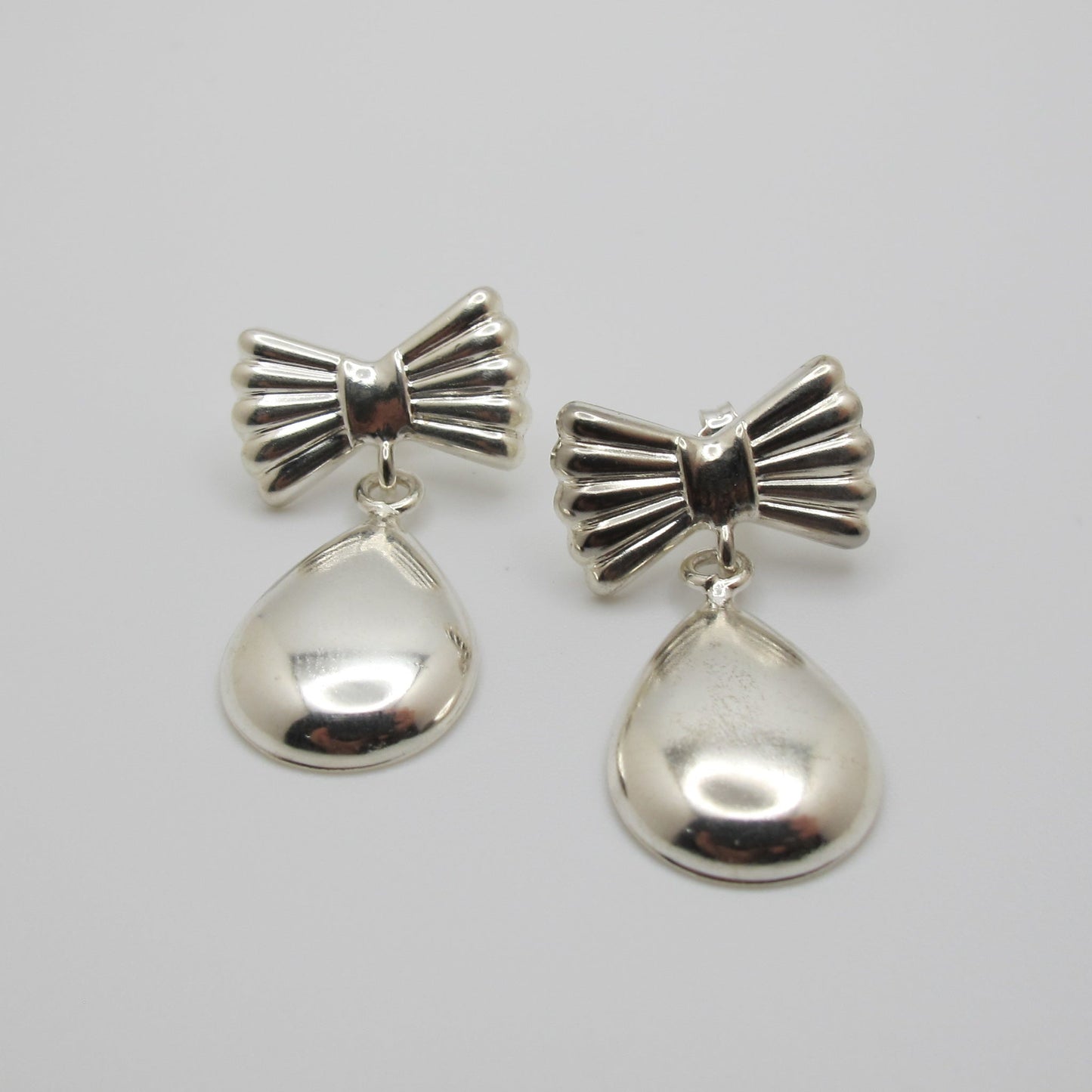 Vintage Silver Teardrop Earrings