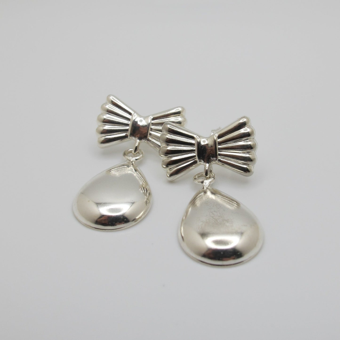 Vintage Silver Teardrop Earrings