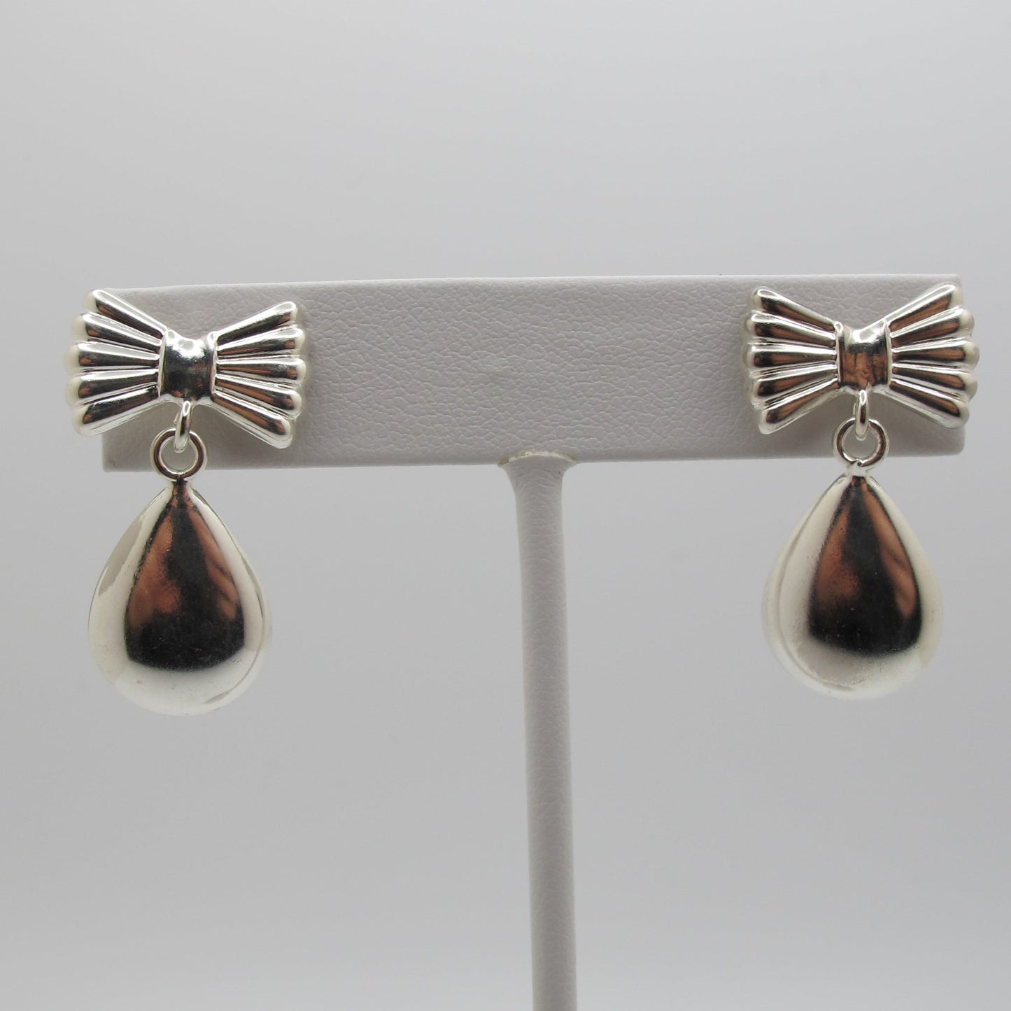 Vintage Silver Teardrop Earrings