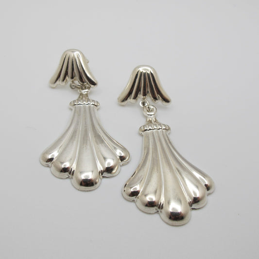 Vintage Silver Tassel Earrings