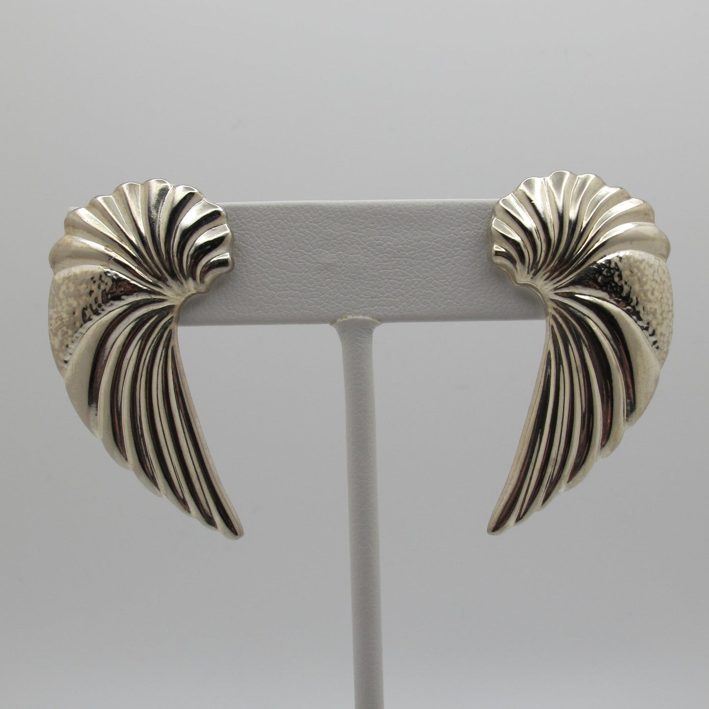 Vintage Silver Wing Earrings
