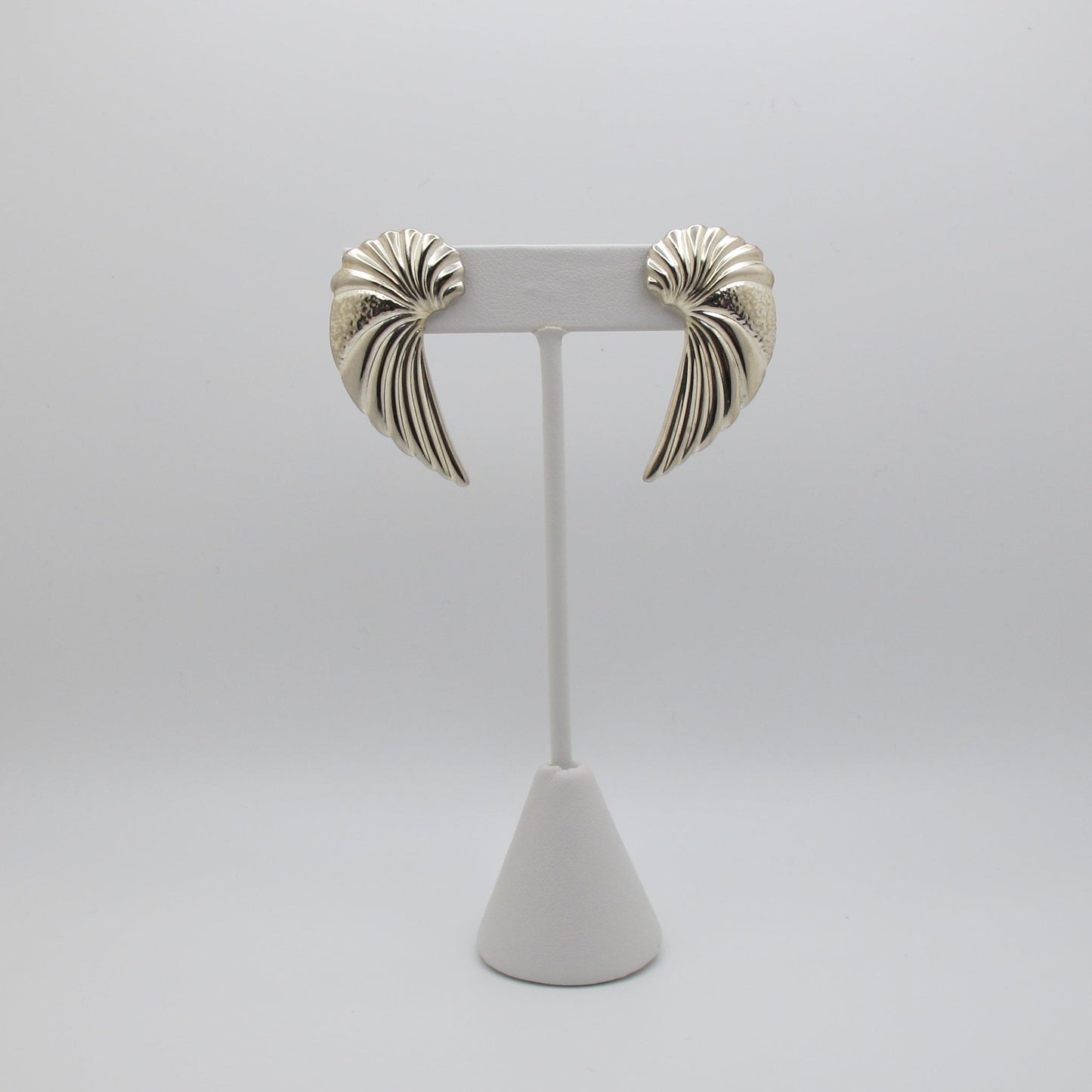 Vintage Silver Wing Earrings
