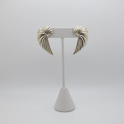 Vintage Silver Wing Earrings